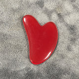 Resin Beeswax Heart-shaped Gu Sha Facial Scraping Sheet For Beauty Salon - happyshop365247