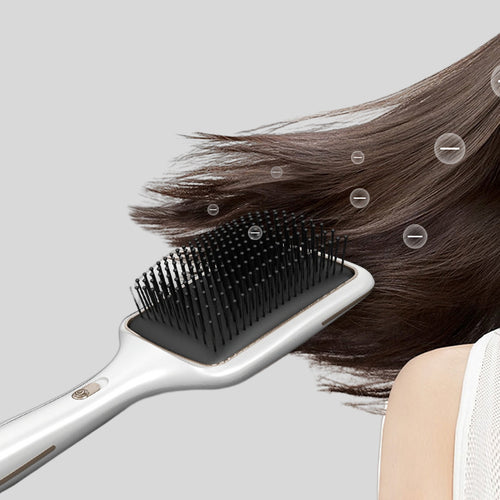 Wireless Charging Straight Hair Comb Negative Ion Blowing Vibration Beauty Supplies - happyshop365247