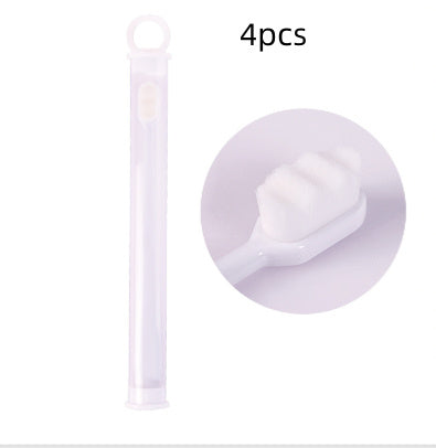 Ultra-fine Toothbrush Super Soft Bristle Deep Cleaning Brush Portable For Oral Care Tools Teeth Care Oral Cleaning Travel - happyshop365247