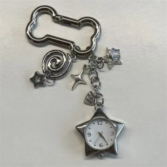 Keychain Bone Pentagram Retro Bag