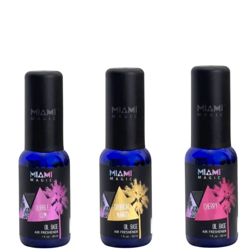 Miami Magic Car Air Fresheners 3 Pack