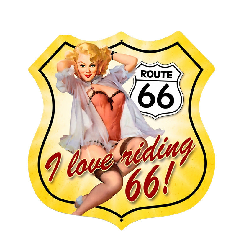 3D Sexy Girl Knuckle Motorcycle Decals