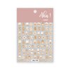 Nail Art Sticker Santa Claus Cartoon