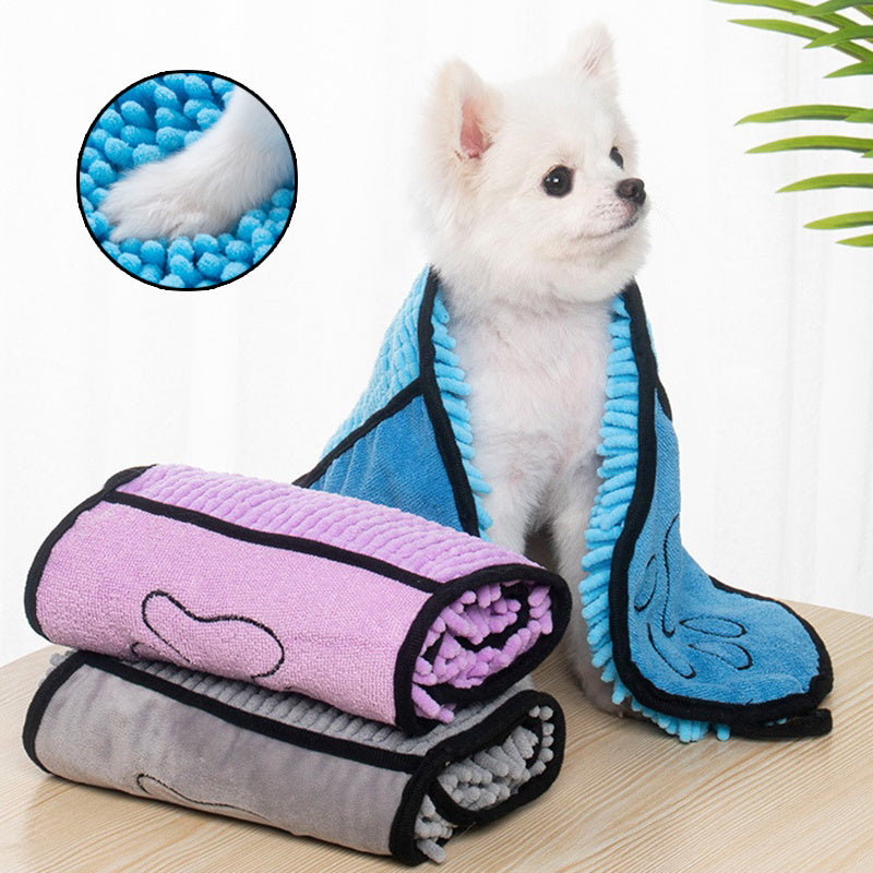 Dogs Cats Towels Super Absorbent Dog Bathrobe Microfiber Bath Towels Quick-Drying Cat Bath Towel For Pets Towel Dog Towels Pet Products - happyshop365247