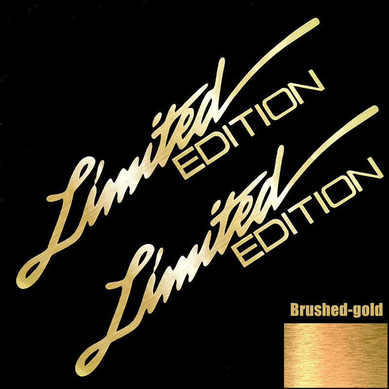LimitedEdition English Reflective Car Sticker