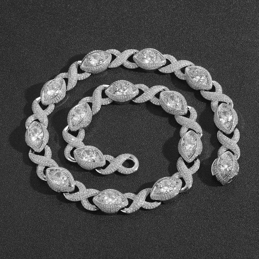 Micro-pave Zircon Personalized Hip-Hop Mens Necklace