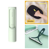 2-1 Reusable Pet Hair Remover Brush Lint Roller Portable Effective Self Cleaning Tool for Cat Dog Fur Hair Dust Removal Brush - happyshop365247