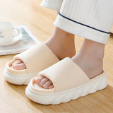 Men And Women Indoor Home Four Seasons Household Slippers - happyshop365247