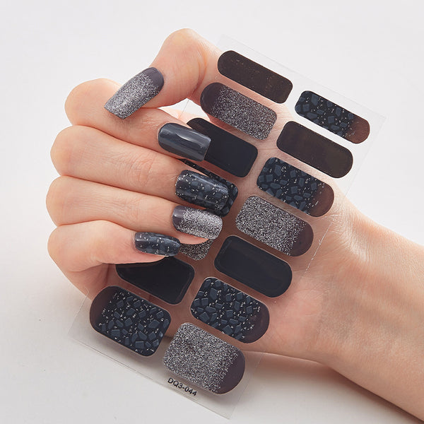 Nail Stickers Factory Direct Sales Bronzing Laser 3d Cross-border High Quality Nails - happyshop365247