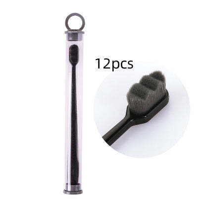 Ultra-fine Toothbrush Super Soft Bristle Deep Cleaning Brush Portable For Oral Care Tools Teeth Care Oral Cleaning Travel - happyshop365247