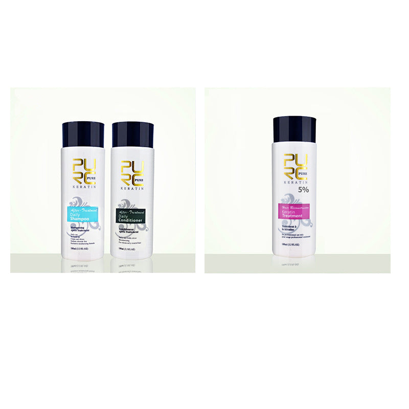 PURC Straightening Hair Repair And Straighten Damage Hair Products Brazilian Keratin Treatment Purifying Shampoo - happyshop365247