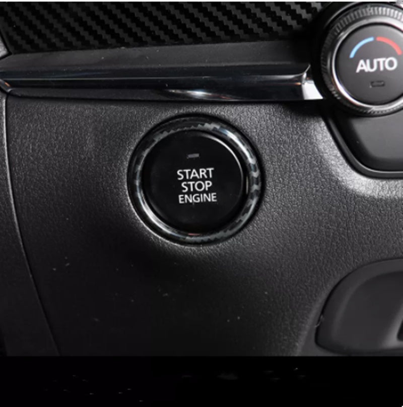 Atz Modified Steering Wheel Transparent Button Aluminum Alloy Decorative Sticker