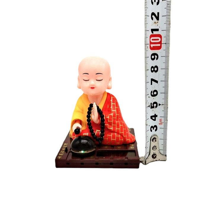 Solar Energy Ornaments Monk Shook His Head