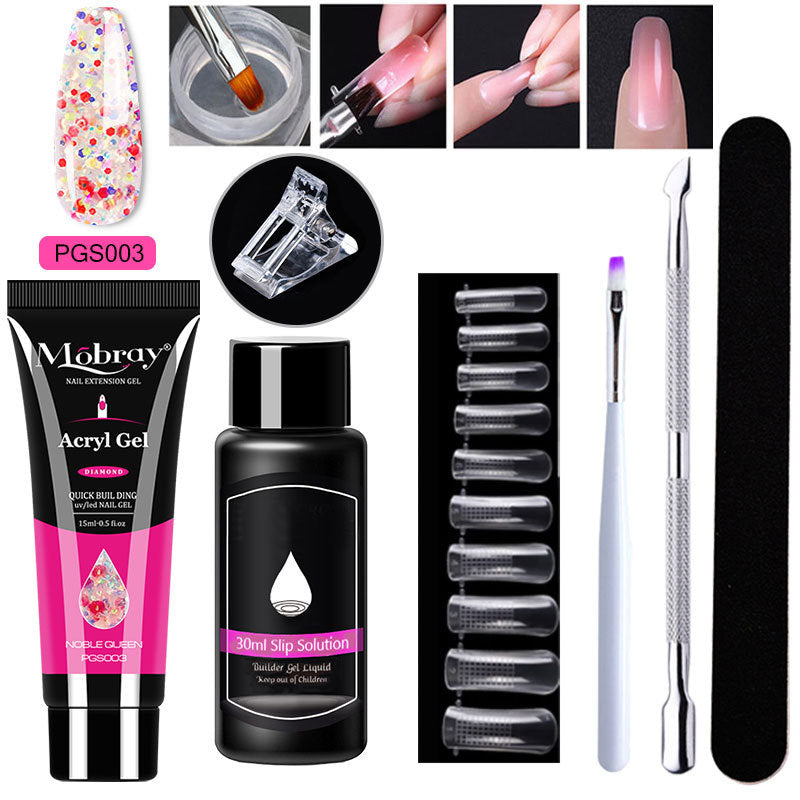 7-Piece Nail Art Crystal Extender Set - happyshop365247