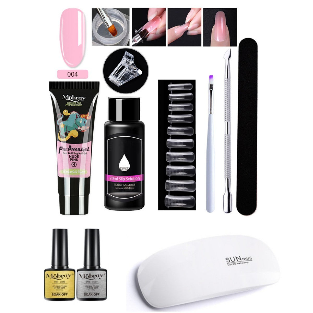 7-Piece Nail Art Crystal Extender Set - happyshop365247