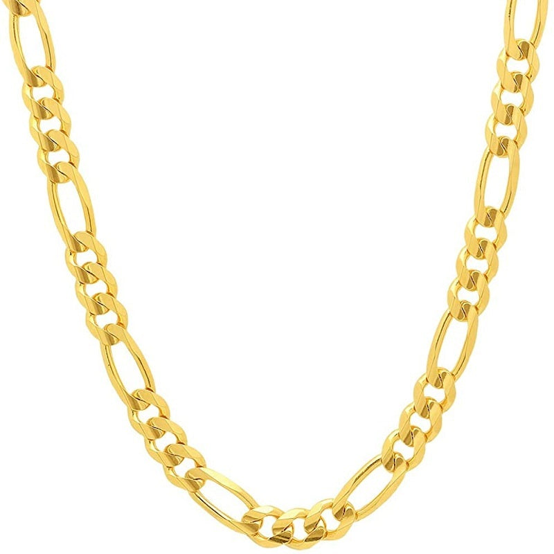 Stainless Steel Titanium Figaro Jewelry Chain - happyshop365247