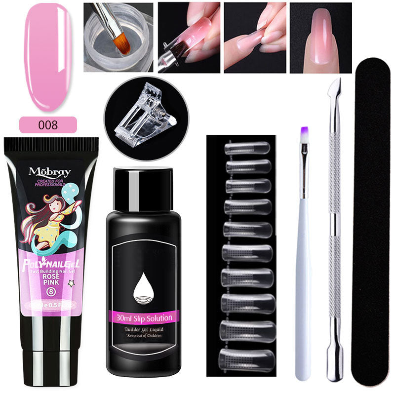 7-Piece Nail Art Crystal Extender Set - happyshop365247