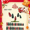 Christmas Nails Nail Tip Wear Supplies - happyshop365247