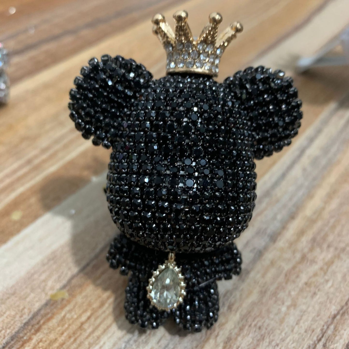 Creative Diamond-studded  Bear Perfume Clip For Car Air Outlet