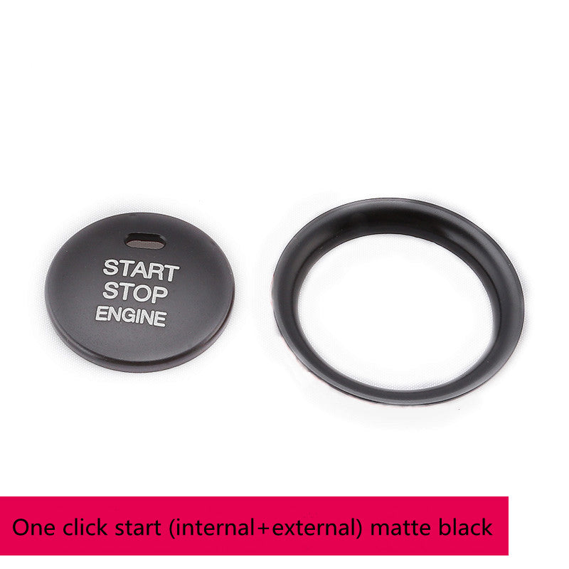 Atz Modified Steering Wheel Transparent Button Aluminum Alloy Decorative Sticker