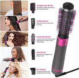 Professional 5 In 1 Hair Dryer Brush Dryer And Straightening Brush Electric Hair Styling Tool Automatic Hair Curler Beauty Supplies Gadgets - happyshop365247