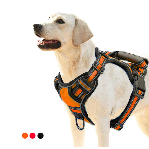 Dog Harness No Pull Breathable Reflective Pet Harness Vest - happyshop365247