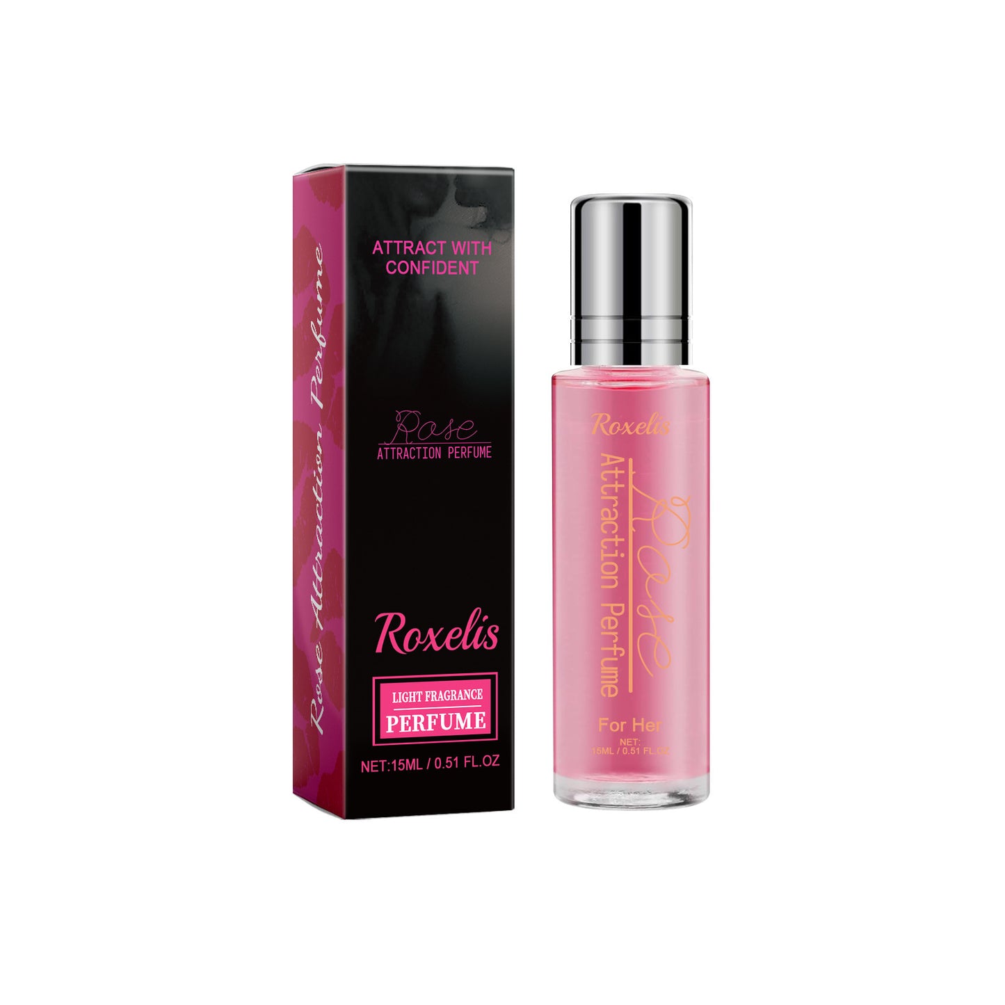 Rose Light Perfume Perfume Natural Portable Portable - happyshop365247