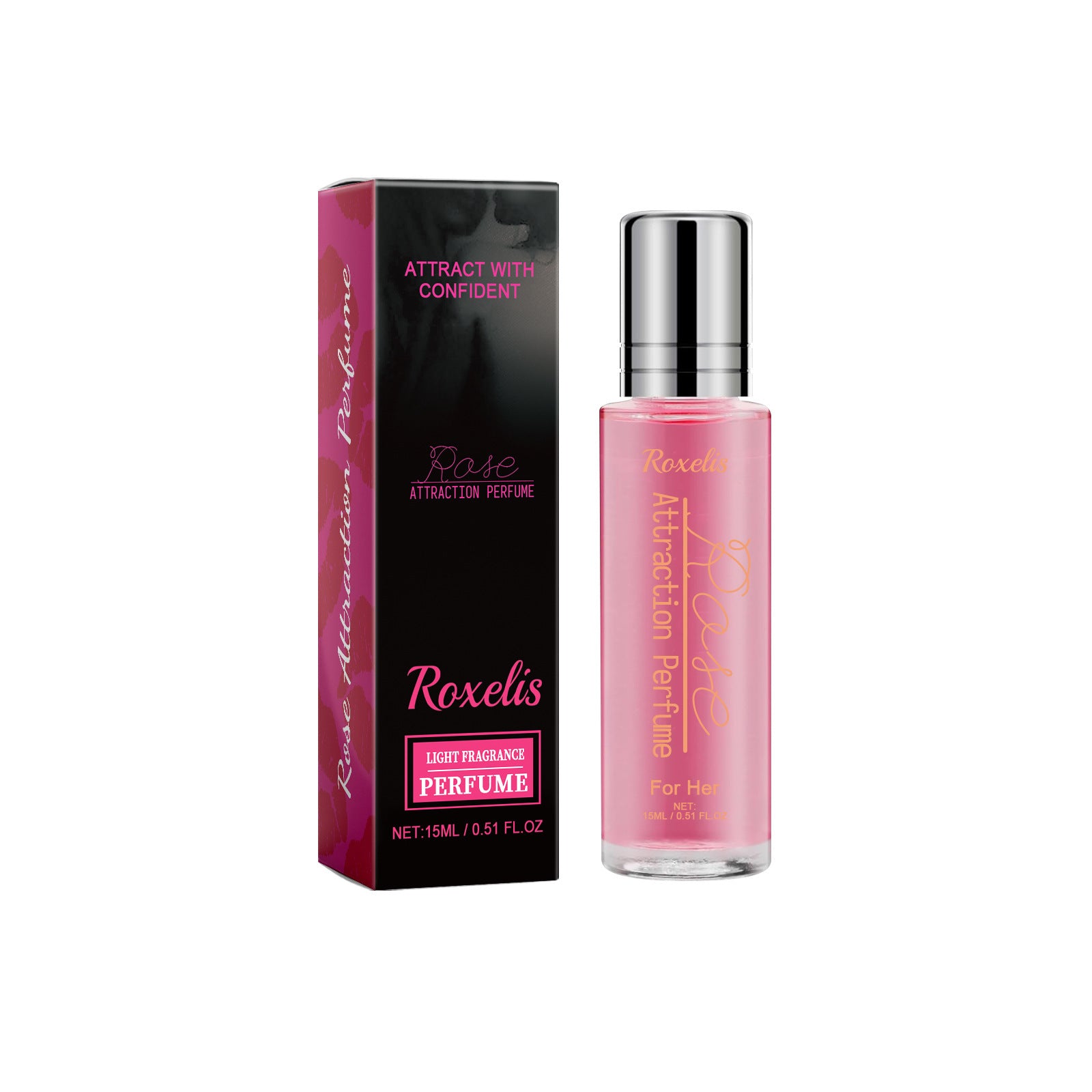 Rose Light Perfume Perfume Natural Portable Portable - happyshop365247