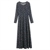 Dress Mother Dress Big Swing Dress Noble Long Skirt Women - happyshop365247