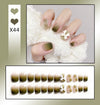 French Worn Removable Nails And Diamonds - happyshop365247