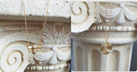 bee necklace