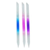 Full-color Cylindrical Glass Nail File Manicure Implement Manicure Household Double-headed Nail-free