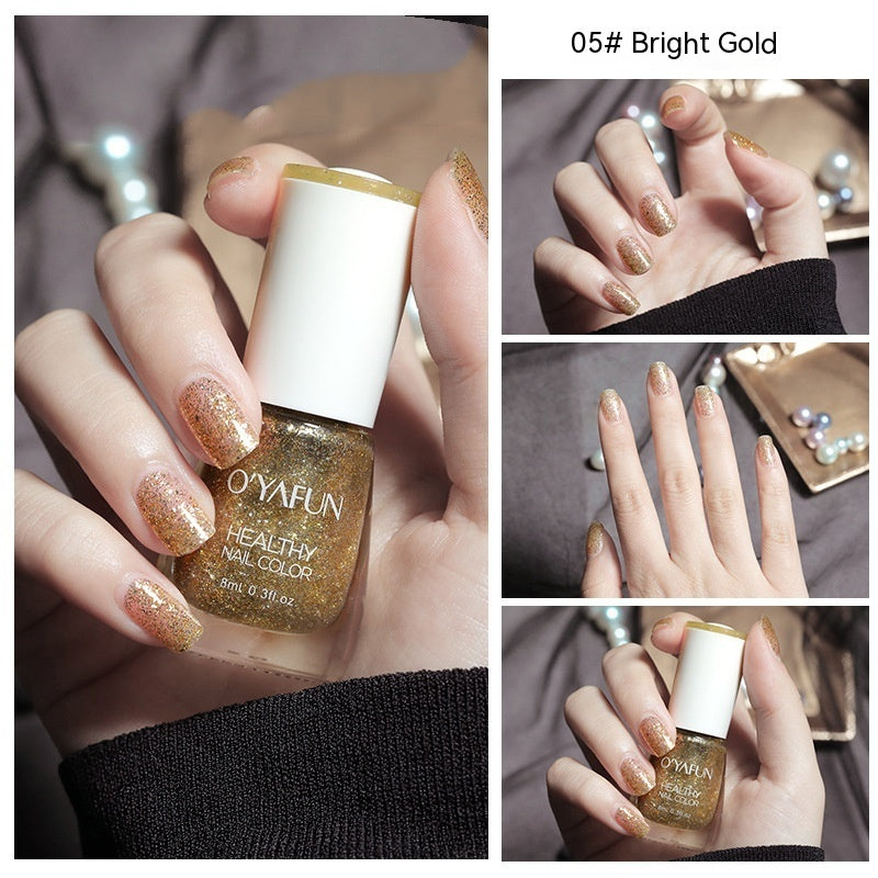 Nail Polish New Water-based Long-lasting Quick-drying Transparent - happyshop365247