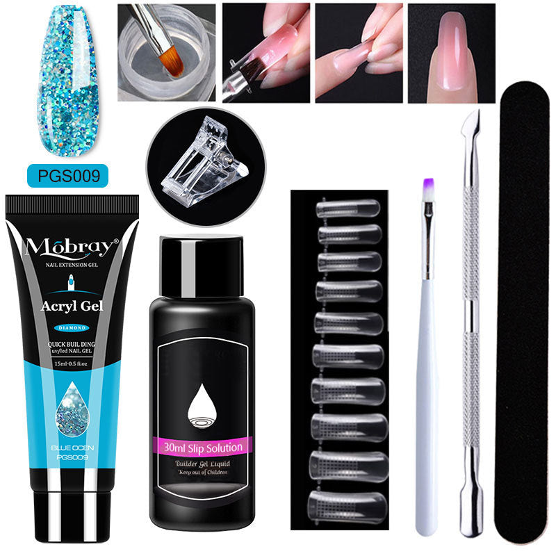 7-Piece Nail Art Crystal Extender Set - happyshop365247