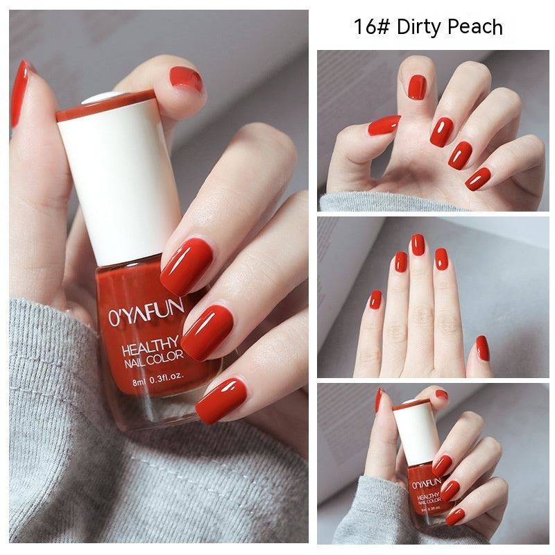 Nail Polish New Water-based Long-lasting Quick-drying Transparent - happyshop365247