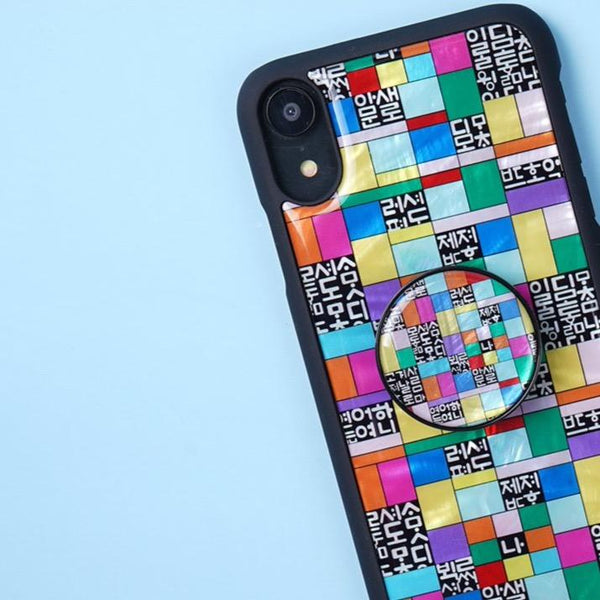 COVERFRIENDS PopGrip <Hunminjeongeum-Sculpture> Korean Traditional Patterns