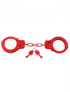 Fetish Fantasy Designer Metal Handcuffs - Red