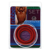 Spartacus Cock Ring Set (3 Rubberrings/blue) - happyshop365247