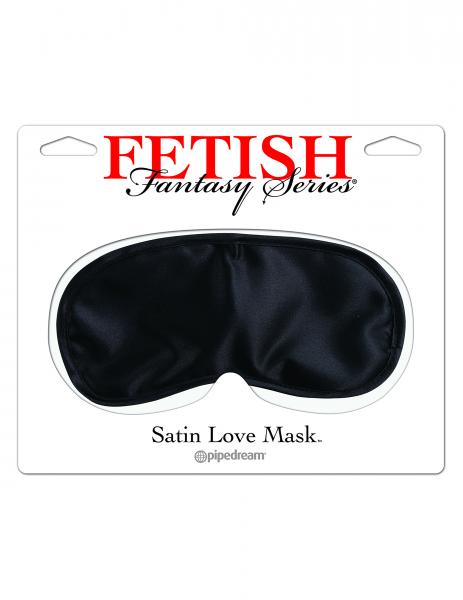 Fetish Fantasy Satin Love Mask Black O/S - happyshop365247