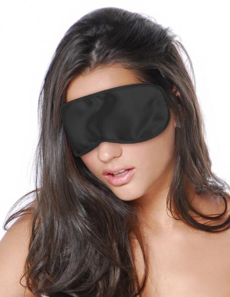 Fetish Fantasy Satin Love Mask Black O/S - happyshop365247