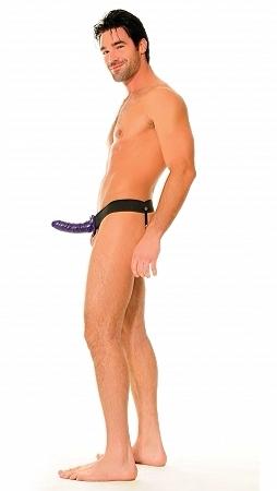 For Him Or Her Hollow Strap On Purple - happyshop365247