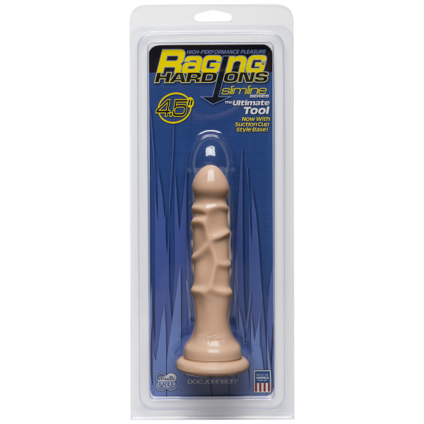 Raging Hard-Ons Slimline Suction 4.5 inches Dong - happyshop365247