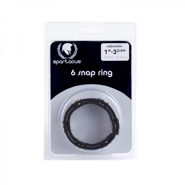Spartacus Six Speeds Leather Cock Ring - happyshop365247