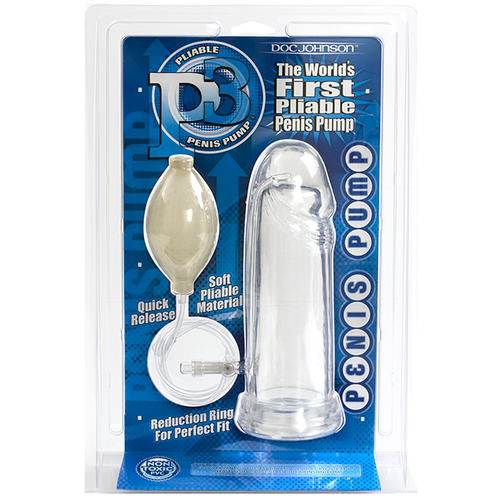 P3 Pliable Penis Pump Clear - happyshop365247