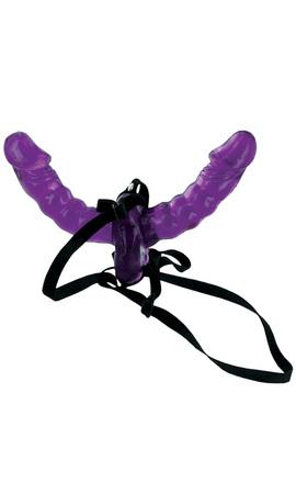 Fetish Fantasy Double Delight Strap On Purple - happyshop365247