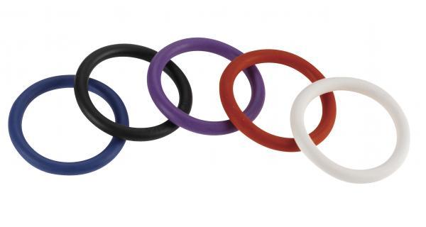 Spartacus Nitrile Cock Rings 5 Pack 1.5 inches - happyshop365247