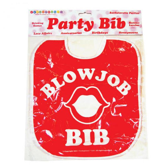 Blow Job Party Bib Red O/S - happyshop365247