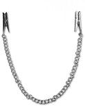 Fetish Fantasy Nipple Chain Clips Silver