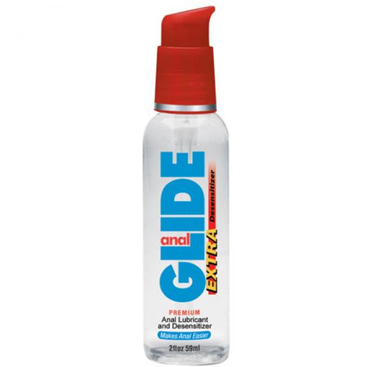 Body Action Anal Glide Extra 2 Fl Oz Water Based Desensitizing Lubricant - happyshop365247