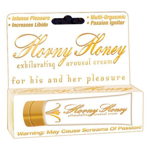 Horny Honey Stimulating Arousal Cream 1oz Tube - happyshop365247